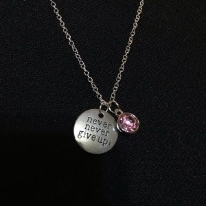 Breast cancer awareness Necklace 2 💕